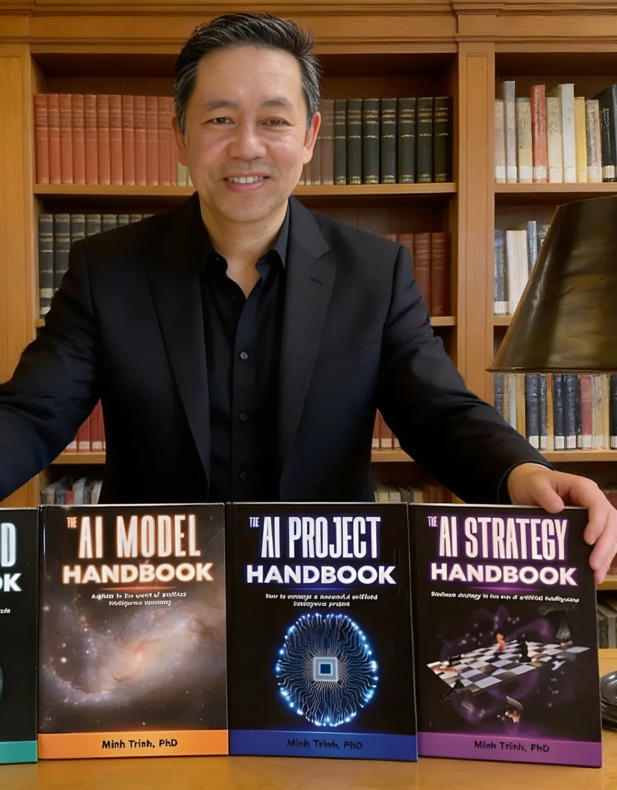 Minh Trinh with the AI Handbook Series
